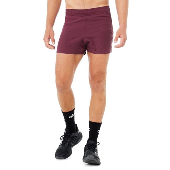 Bermudas Alo Yoga 5" Adapt Correr Hombre Rojos | 6809EKRCG