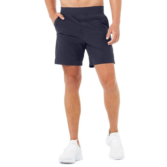 Bermudas Alo Yoga 7" Repetition Hombre Azules | 8967LMFRQ