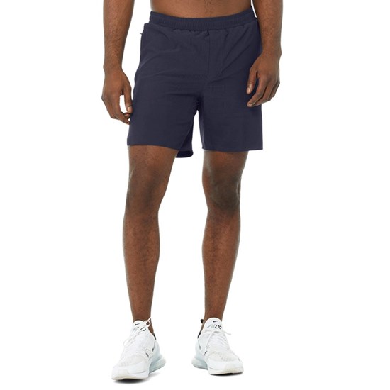 Bermudas Alo Yoga 7" Traction Hombre Azules | 1746KIVRO