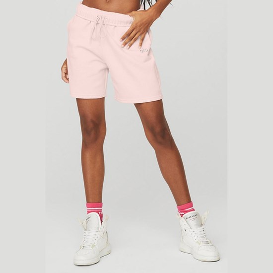 Bermudas Alo Yoga Accolade Sweat Corta Mujer Rosas | 8263MUKNR