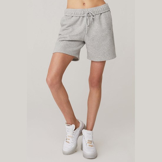 Bermudas Alo Yoga Accolade Sweat Corta Mujer Grises | 8510XSUTR