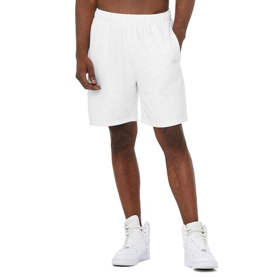 Bermudas Alo Yoga Accolade Sweat Hombre Blancos | 4270ZMNTA