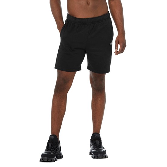 Bermudas Alo Yoga Accolade Sweat Hombre Negros | 8962YCJRG