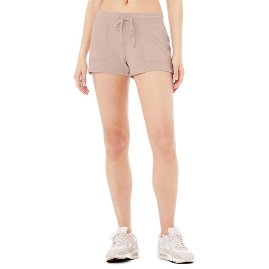 Bermudas Alo Yoga Daze Corta Mujer Rosas | 2538MVUGI