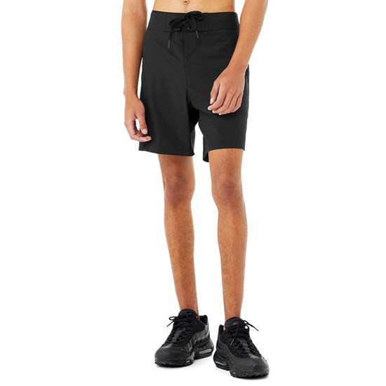 Bermudas Alo Yoga Plow Board Hombre Negros | 0743ERDNC