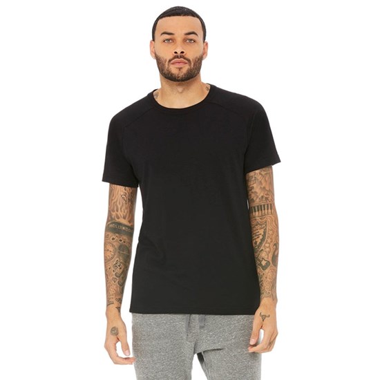 Camiseta Alo Yoga Triumph Crew Neck Corta Sleeves Hombre Negros | 5103DEWPV