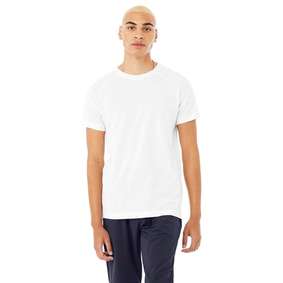 Camiseta Alo Yoga Triumph Crew Neck Corta Sleeves Hombre Blancos | 6245DVHAM