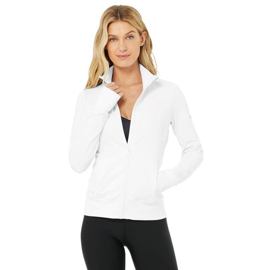 Chaquetas Alo Yoga Contour Mujer Blancos | 8397YBCKS