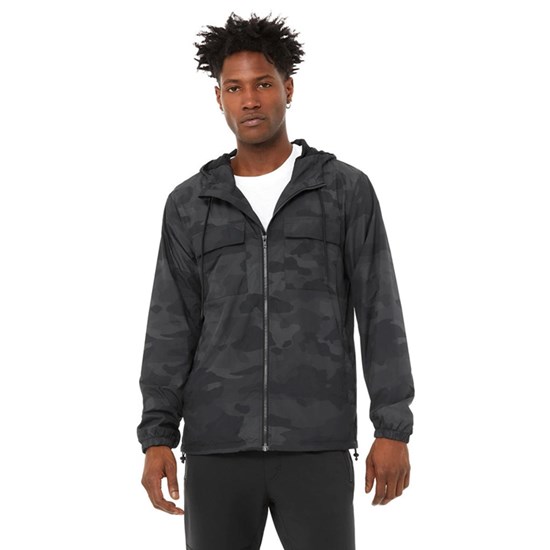 Chaquetas Alo Yoga Stride Hombre Negros | 2593LJPKX