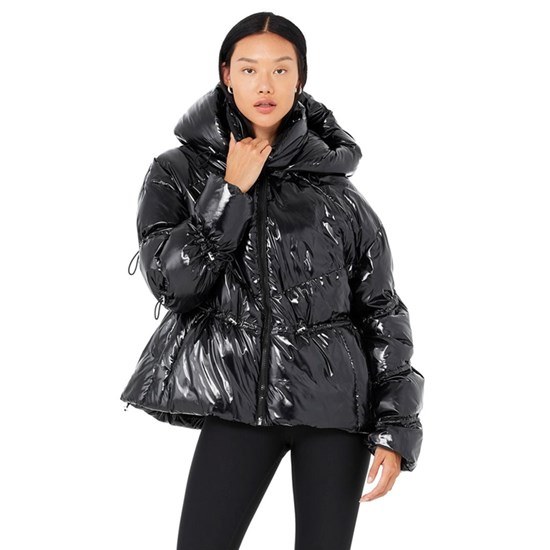 Chaquetas Alo Yoga Stunner Puffer Mujer Negros | 7029GCTFB