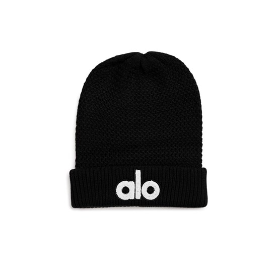 Cold Weather Alo Yoga Cool Skies Beanie Hombre Negros | 8140DLJKA