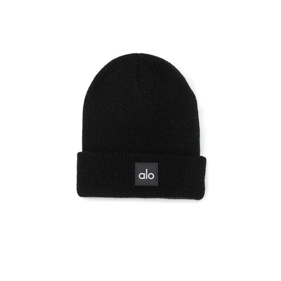 Gorros Alo Yoga Everyday Beanie Mujer Negros | 1437QRGZA