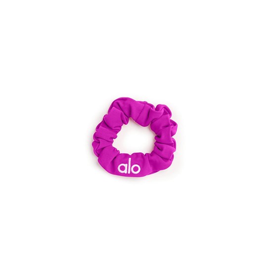 Hair Tie Alo Yoga Neon Scrunchie Mujer Rosas | 3906XGLHY