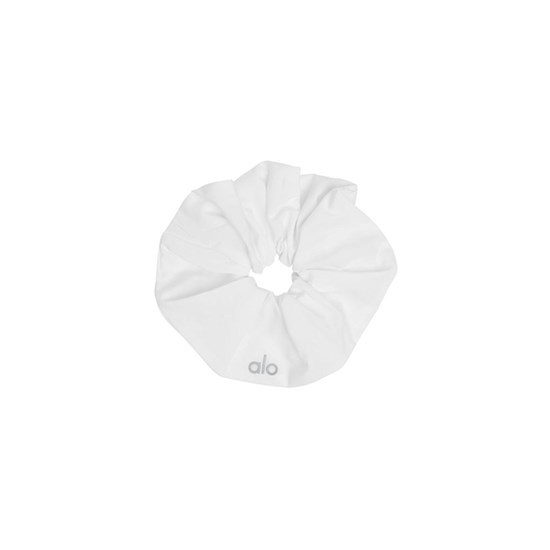 Hair Tie Alo Yoga Oversized Scrunchie Mujer Blancos | 6924KYUEG