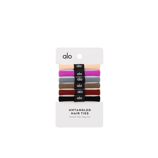 Hair Tie Alo Yoga Untangled 6-Pack Mujer Rojos | 7312WBLOE