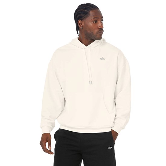 Hoodie Alo Yoga Accolade Hombre Blancos | 4657ICHTJ