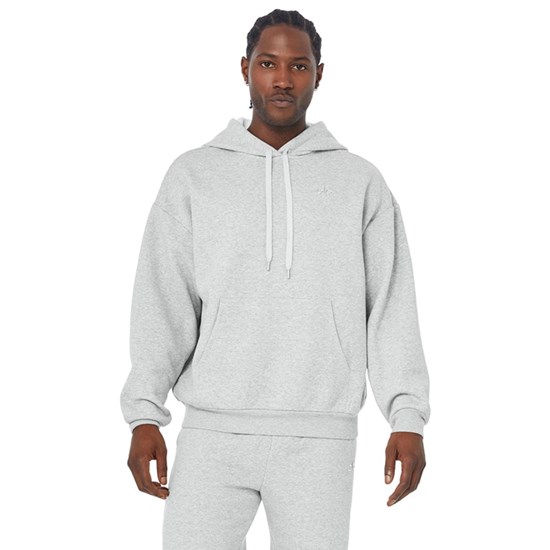 Hoodie Alo Yoga Accolade Hombre Grises | 9072SDQOF