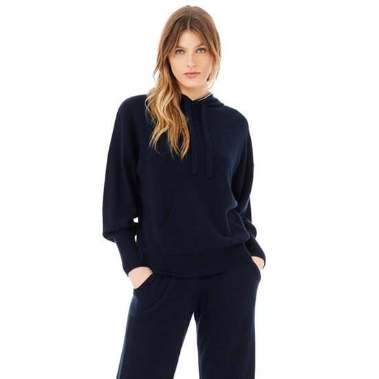 Hoodie Alo Yoga Cashmere Jet Set Mujer Azules | 1284AZBMH