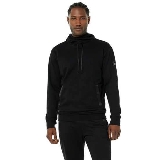 Hoodie Alo Yoga Highline Hombre Negros | 1984NPAFO