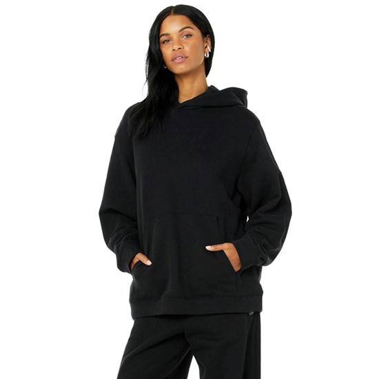 Hoodie Alo Yoga Renown Mujer Negros | 8165XBGAH