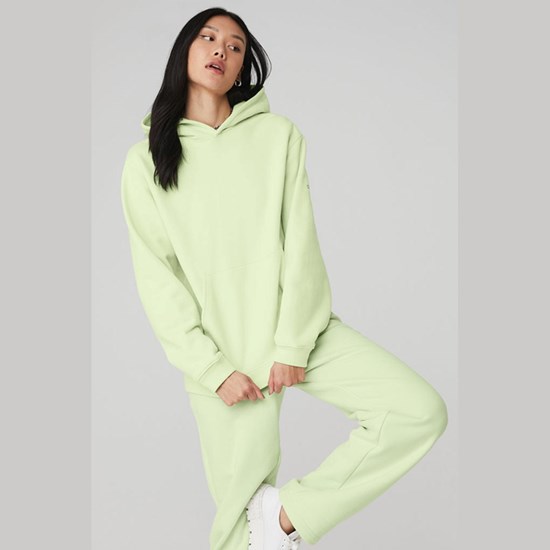 Hoodie Alo Yoga Renown Mujer Verdes | 9713OISBC