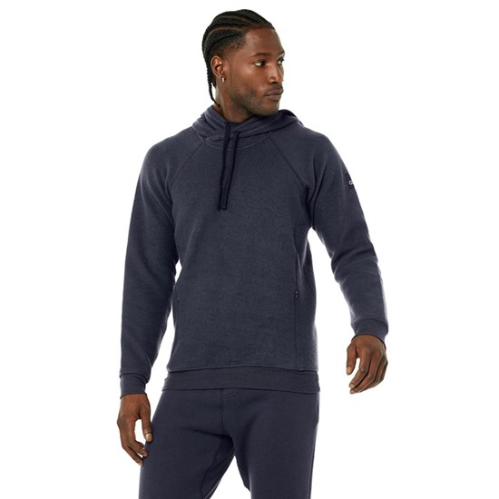 Hoodie Alo Yoga The Triumph Hombre Azules | 1048MIJEC