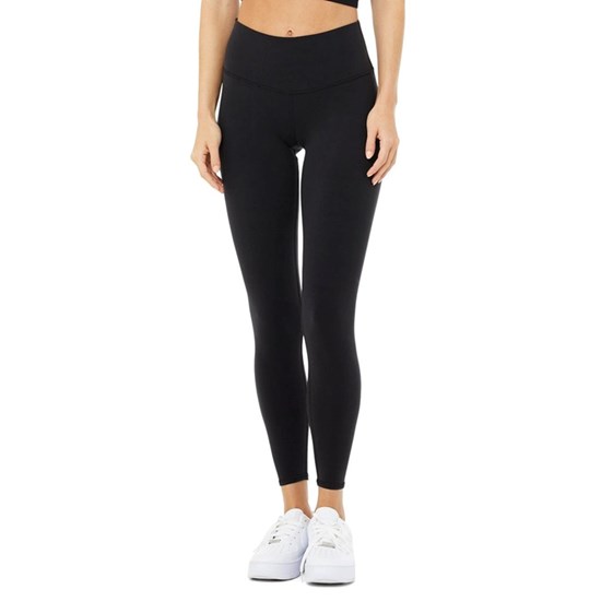 Leggins Alo Yoga 7/8 High-Cintura Airbrush Mujer Negros | 4276MHBXF