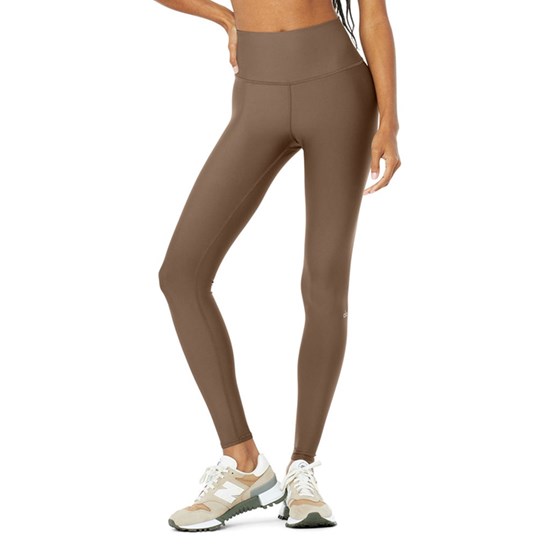 Leggins Alo Yoga 7/8 High-Cintura Airlift Mujer Marrom | 0924XBMRS