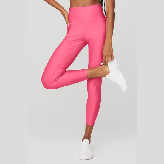 Leggins Alo Yoga 7/8 High-Cintura Airlift Mujer Rosas | 7981BSTRY