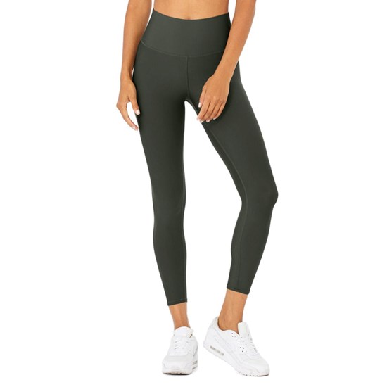 Leggins Alo Yoga 7/8 High-Cintura Airlift Mujer Verdes | 9125TBKXQ