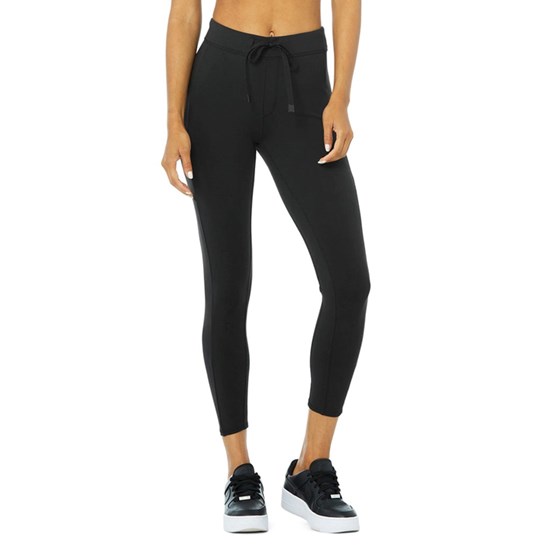 Leggins Alo Yoga 7/8 High-Cintura Checkpoint Mujer Negros | 3781KMOWA