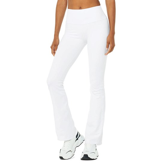 Leggins Alo Yoga Airbrush High-Cintura 7/8 Bootcut Mujer Blancos | 1062IFQLG