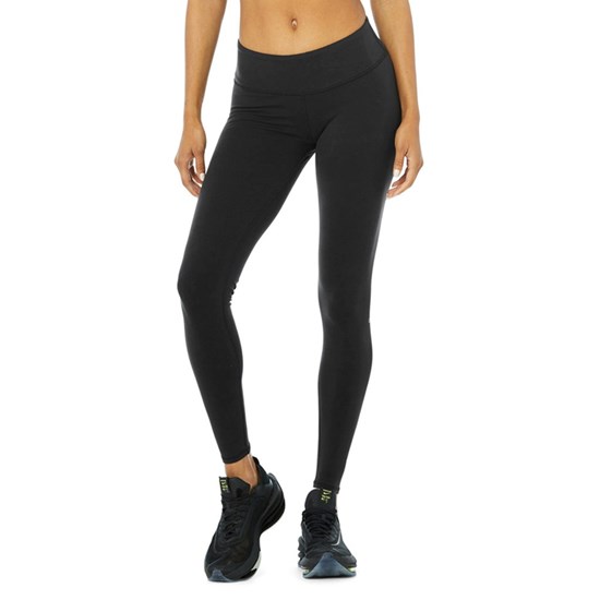 Leggins Alo Yoga Airbrush Mujer Negros | 0254DNXSP