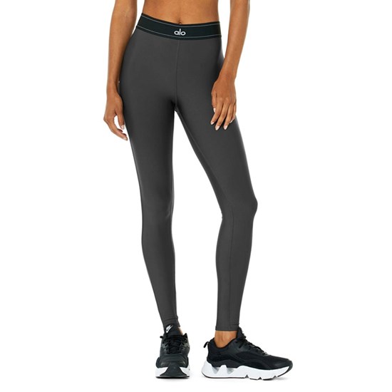 Leggins Alo Yoga Airlift High-Cintura Suit Up Mujer Grises | 2709AODJB