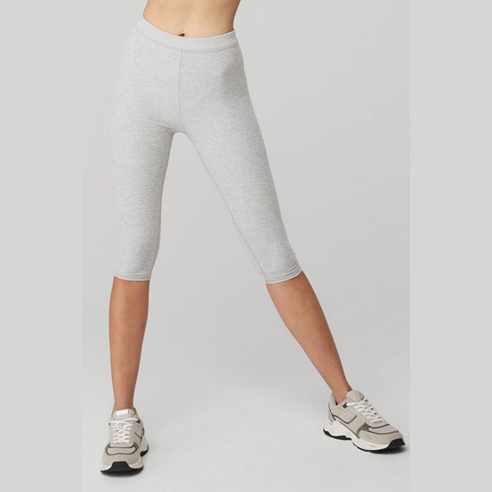 Leggins Alo Yoga Alosoft High-Cintura Iconic 90's Capri Mujer Grises | 0517MKTOL