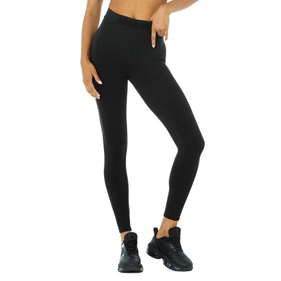 Leggins Alo Yoga High-Cintura 7/8 Visionary Mujer Negros | 7391OVKWS