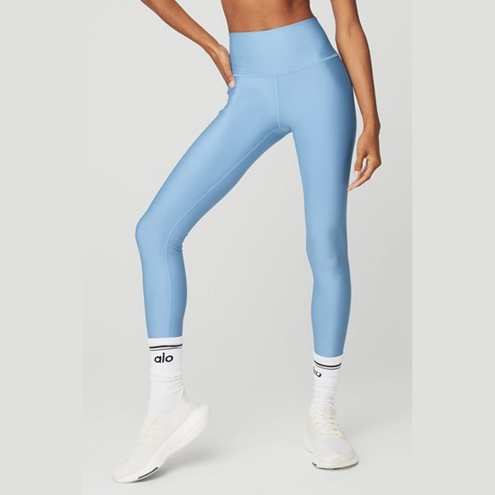 Leggins Alo Yoga High-Cintura Airlift Mujer Azules | 3915QULTW