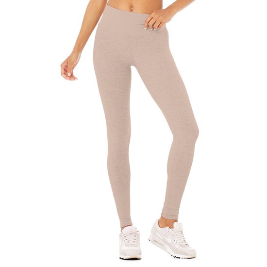 Leggins Alo Yoga High-Cintura Alosoft Lounge Mujer Rosas | 0916KPZOS