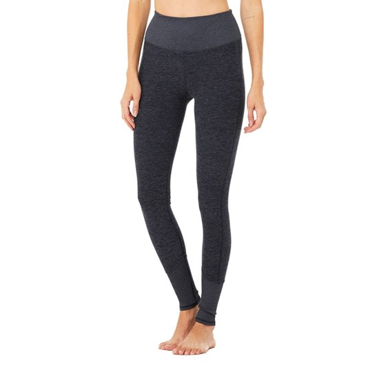 Leggins Alo Yoga High-Cintura Alosoft Lounge Mujer Azules | 5631PTHKF