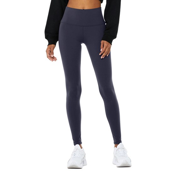 Leggins Alo Yoga High-Cintura Invierno Warmth Plush Mujer Azules | 2837AKQIG