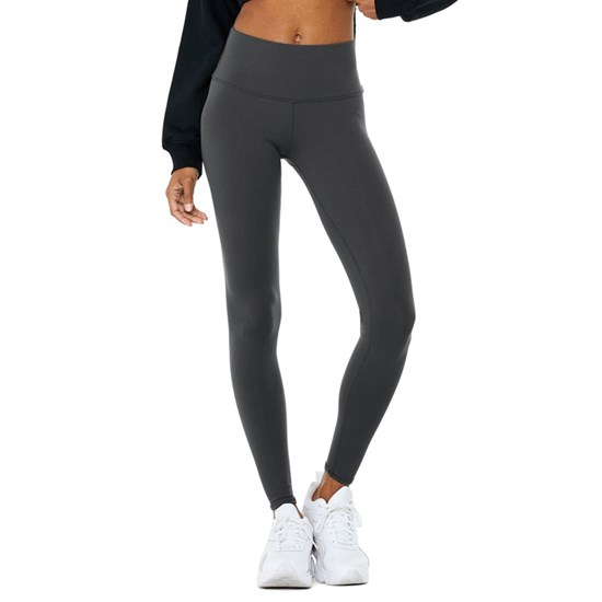 Leggins Alo Yoga High-Cintura Invierno Warmth Plush Mujer Grises | 3425KNEPG