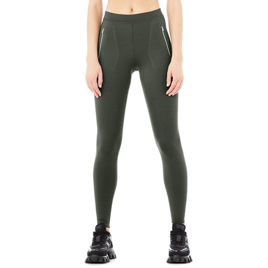 Leggins Alo Yoga High-Cintura Thrill Seeker Mujer Verdes | 1463UJBWH