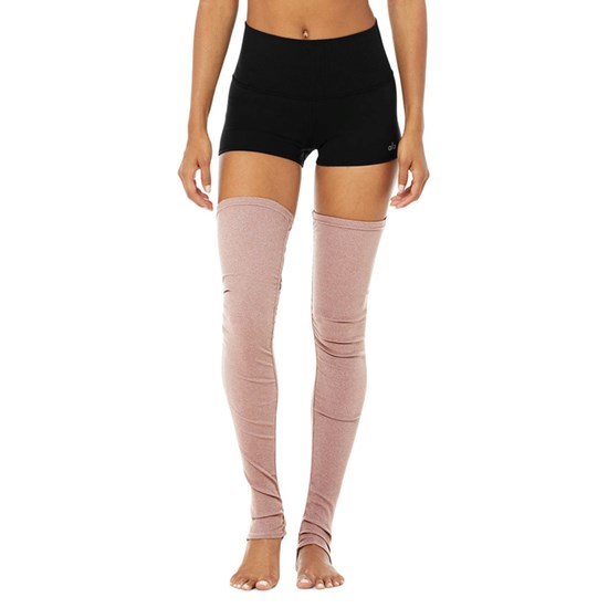 Legwarmer Alo Yoga Goddess Leg Warmers Mujer Marrom | 7029KVOCU