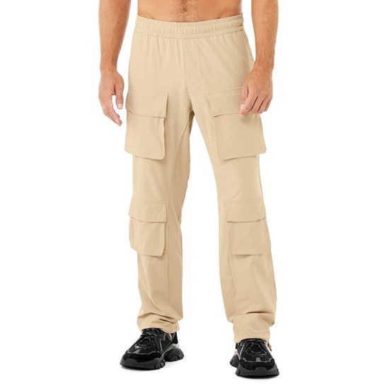 Pantalones Alo Yoga Cargo Venture Hombre Beige | 2478XLPGS