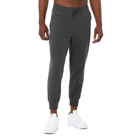 Pantalones Alo Yoga Co-Op 7/8 Hombre Grises | 0352SOYDB