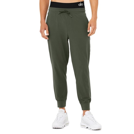 Pantalones Alo Yoga Co-Op 7/8 Hombre Verdes | 4872ZLIOU