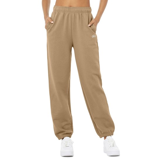 Pantalones Deportivos Alo Yoga Accolade Mujer Beige | 0324BDEVS