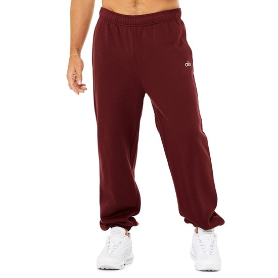 Pantalones Deportivos Alo Yoga Accolade Hombre Rojos | 3976MYSIK