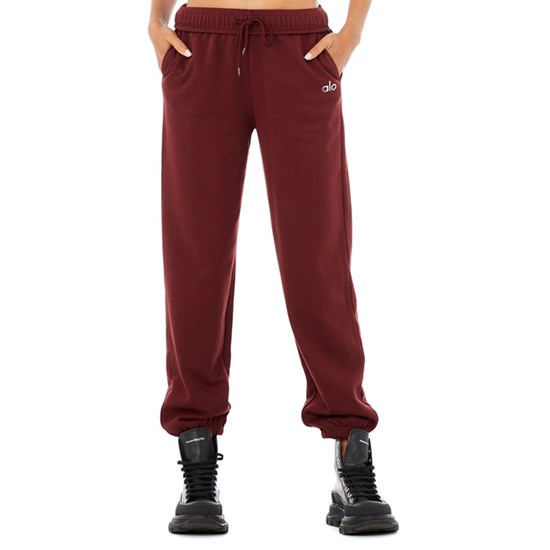 Pantalones Deportivos Alo Yoga Accolade Mujer Rojos | 7512OTWLB