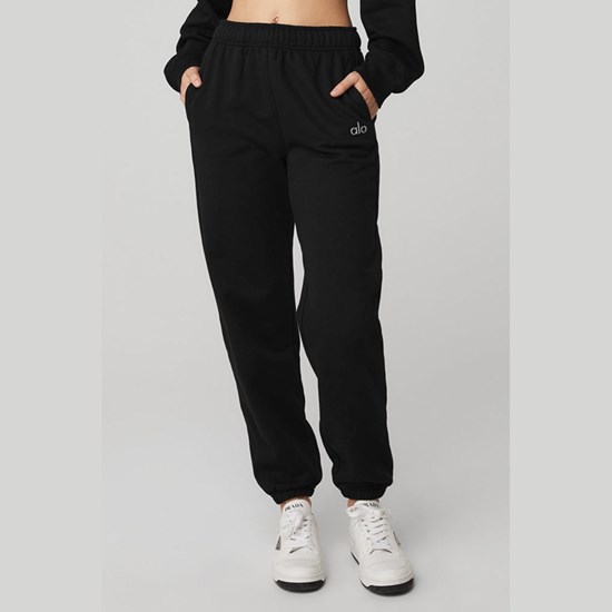 Pantalones Deportivos Alo Yoga Accolade Mujer Negros | 8416NEYHV